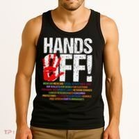 Hands Off Protest Social Security And Medicare Protest Funny Tank Top thumb 3