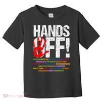 Hands Off Protest Social Security And Medicare Protest Funny Toddler T-Shirt thumb 0