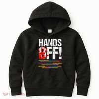Hands Off Protest Social Security And Medicare Protest Funny Kids Hoodie thumb 0