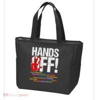 Hands Off Protest Social Security And Medicare Protest Funny Tote Bag thumb 3