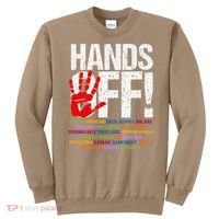 Hands Off Protest Social Security And Medicare Protest Funny Sweatshirt thumb 0