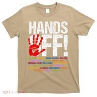 Hands Off Protest Social Security And Medicare Protest Funny T-Shirt thumb 0