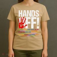 Hands Off Protest Social Security And Medicare Protest Funny T-Shirt thumb 4