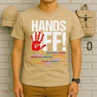 Hands Off Protest Social Security And Medicare Protest Funny T-Shirt thumb 6