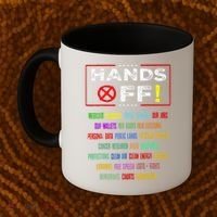 Hands Off Protest Social Security And Medicare Protest Coffee Mug thumb 2