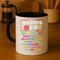Hands Off Protest Social Security And Medicare Protest Coffee Mug thumb 4