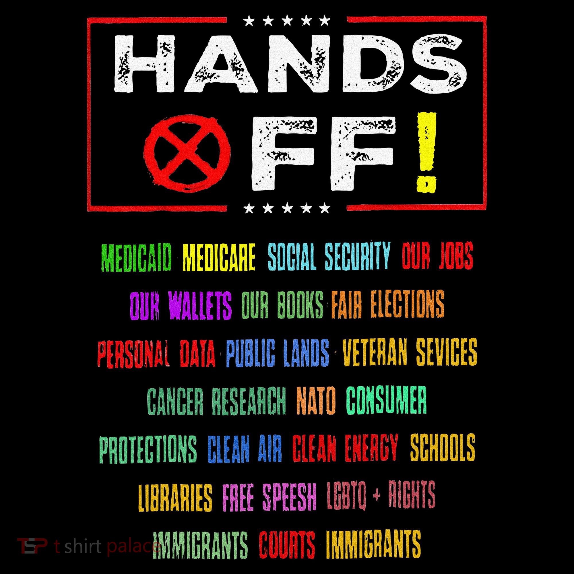 Hands Off Protest Social Security And Medicare Protest Women's Hoodie