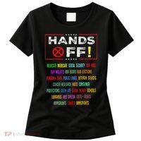 Hands Off Protest Social Security And Medicare Protest Women's T-Shirt thumb 0