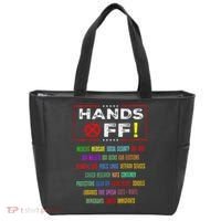 Hands Off Protest Social Security And Medicare Protest Tote Bag thumb 0