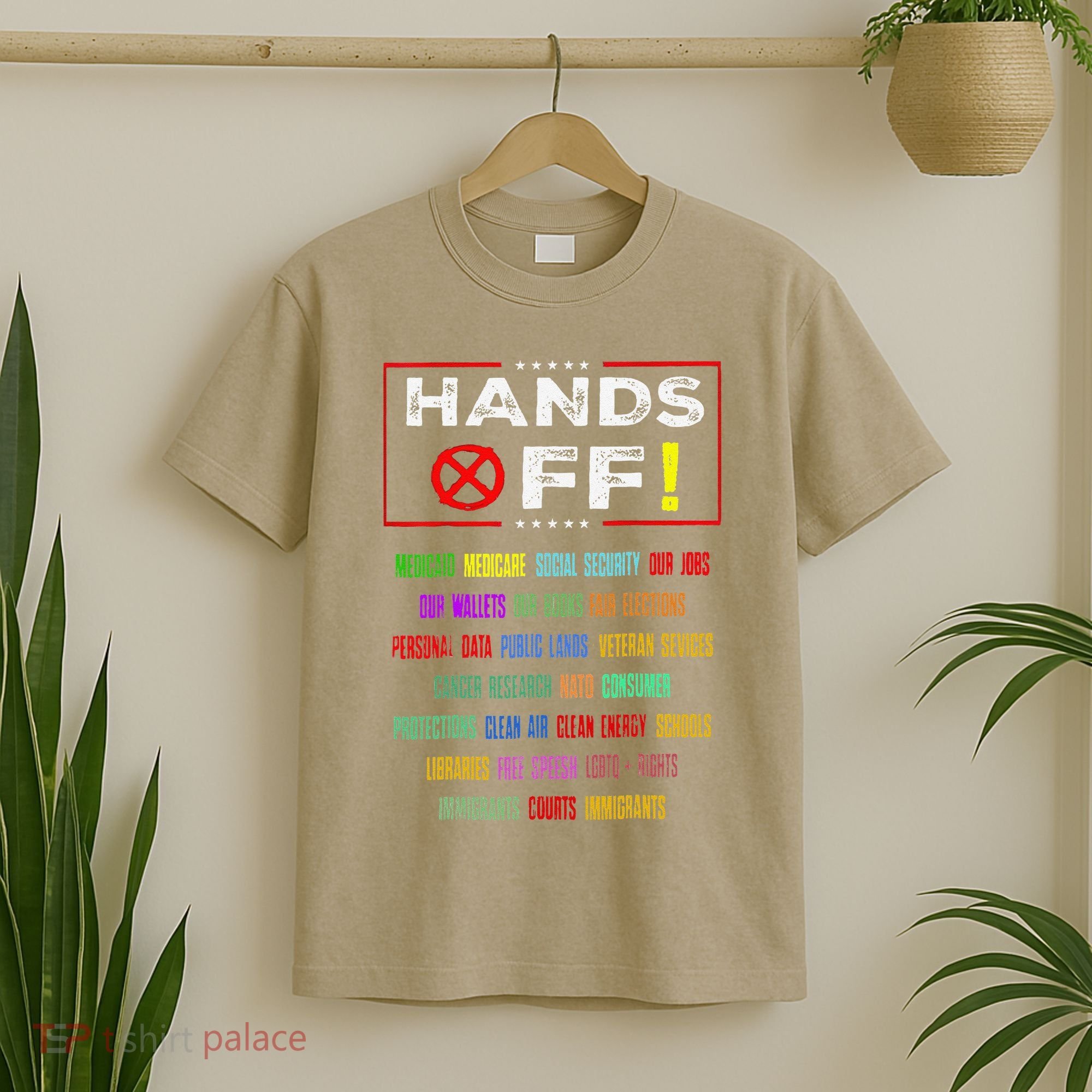 Hands Off Protest Social Security And Medicare Protest T-Shirt