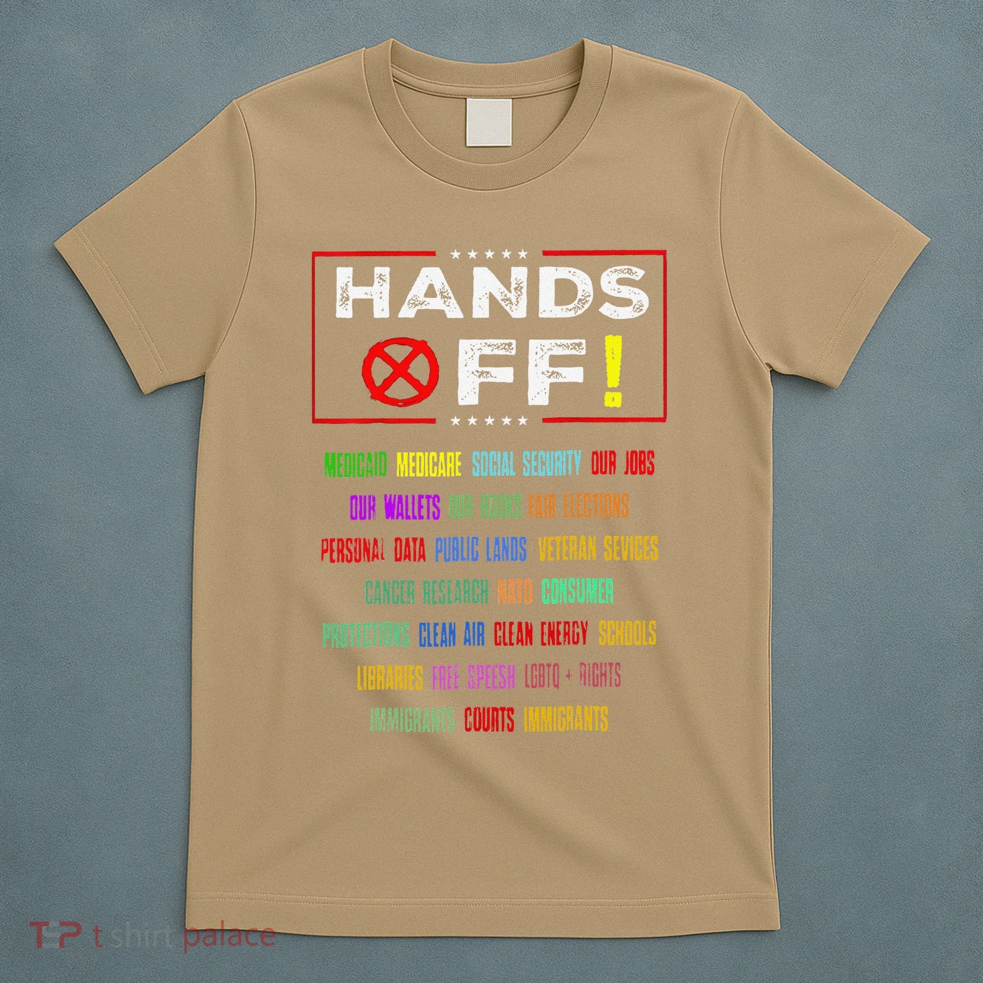 Hands Off Protest Social Security And Medicare Protest T-Shirt
