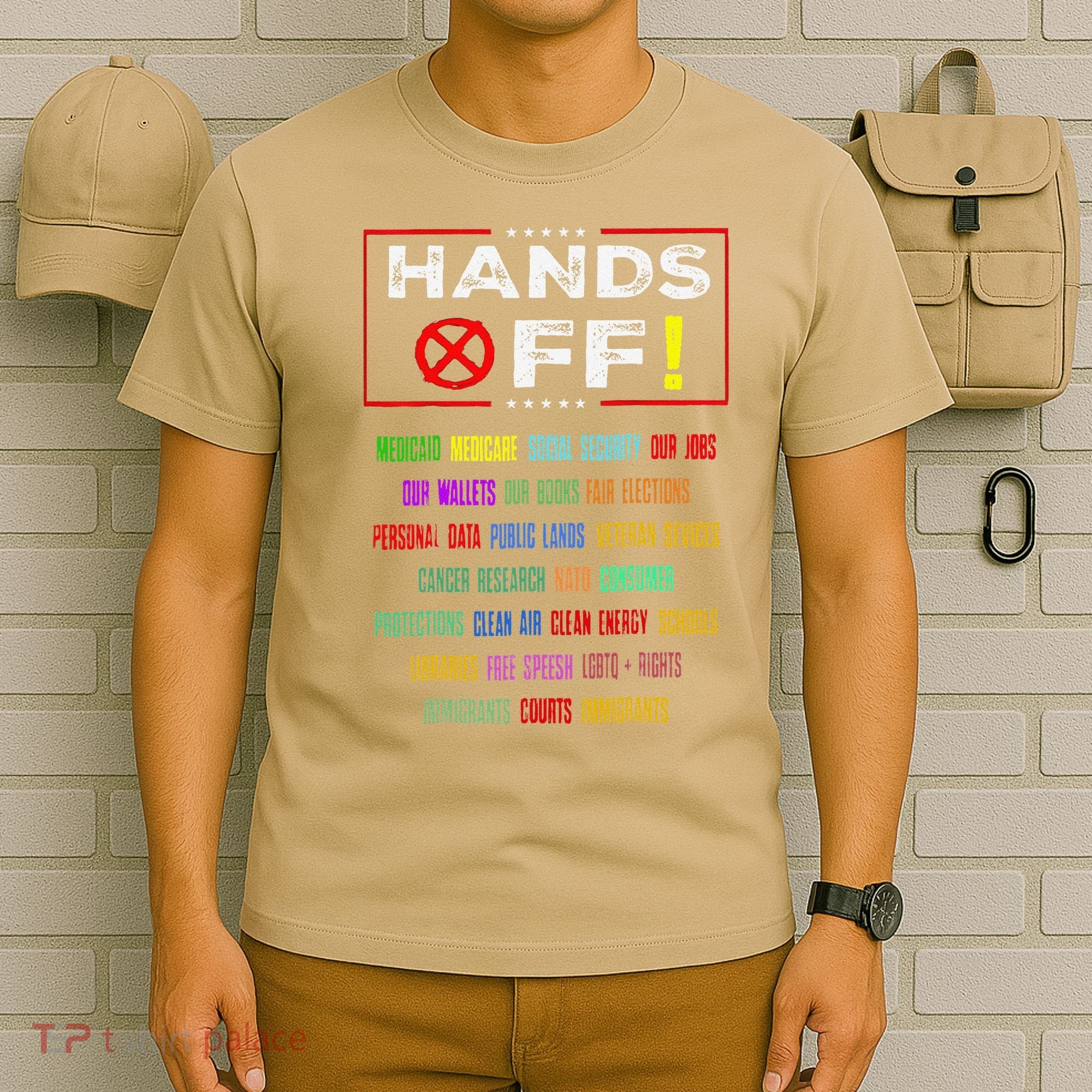 Hands Off Protest Social Security And Medicare Protest T-Shirt