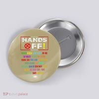 Hands Off Protest Social Security And Medicare Protest Button thumb 0