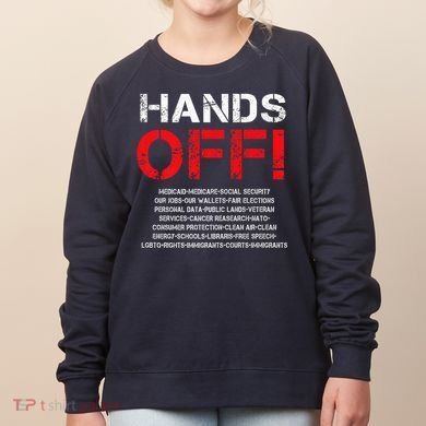 Hands Off Protest Women's Sweatshirt