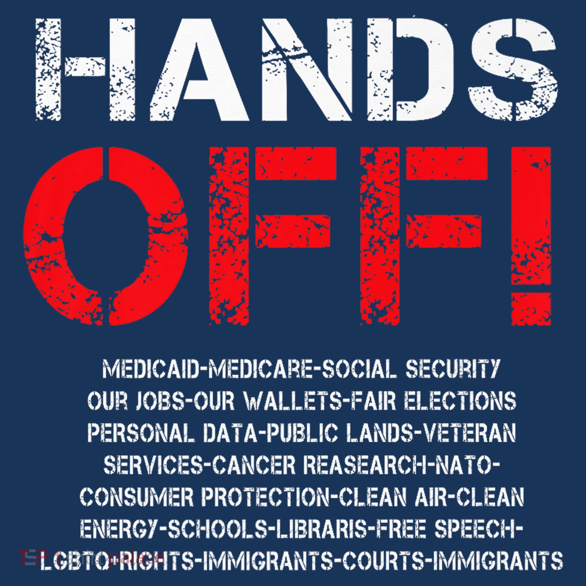 Hands Off Protest USA-Made Doggie Bandana