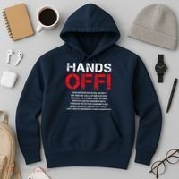 Hands Off Protest Hoodie thumb 3