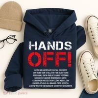 Hands Off Protest Hoodie thumb 4