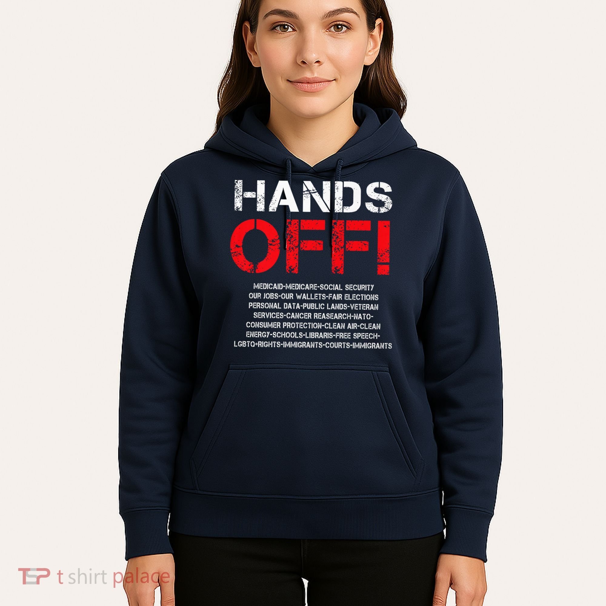 Hands Off Protest Hoodie
