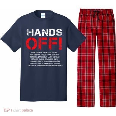 Hands Off Protest Pajama Set
