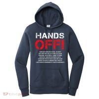 Hands Off Protest Women's Hoodie thumb 0