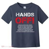 Hands Off Protest Toddler T-Shirt thumb 0