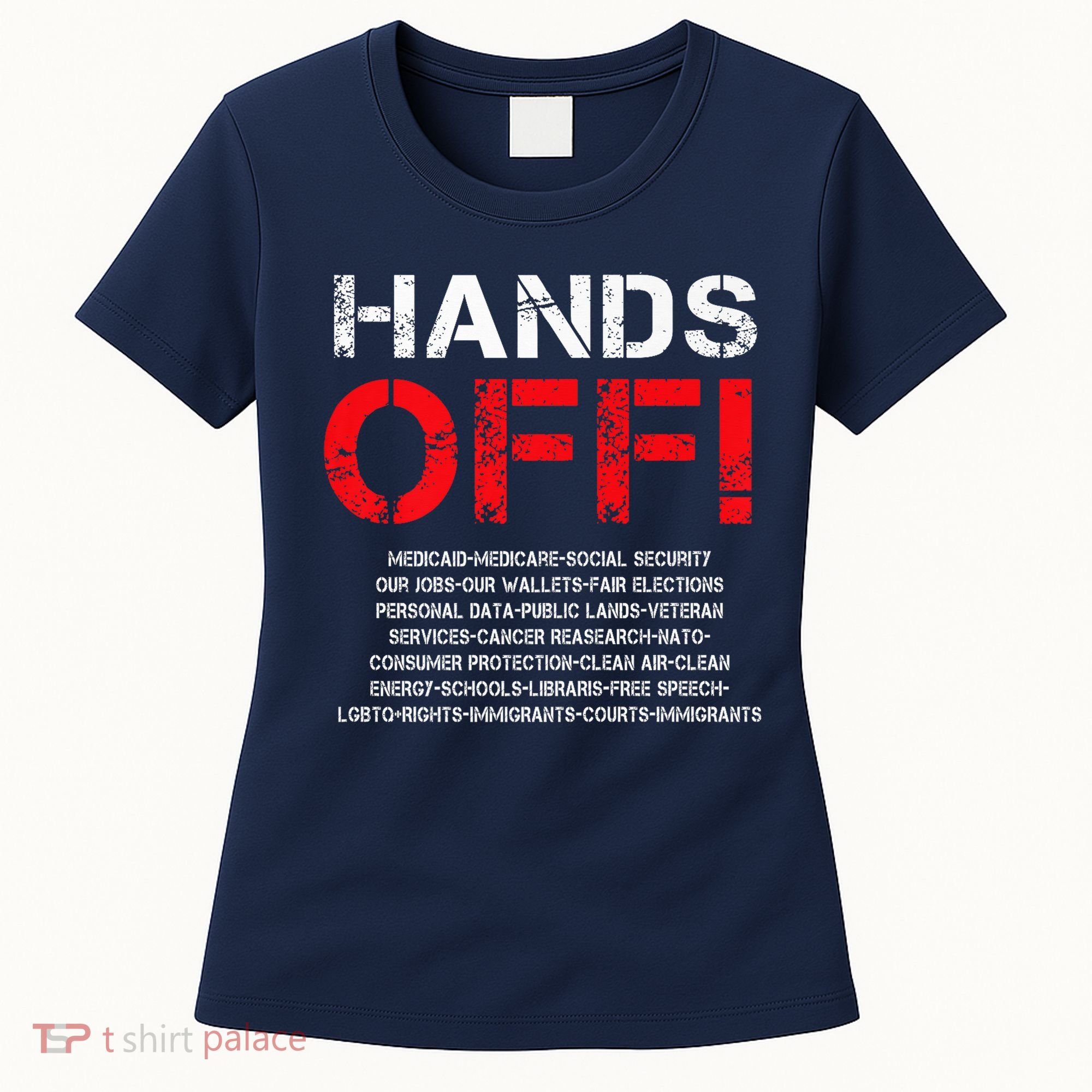 Hands Off Protest Women's T-Shirt