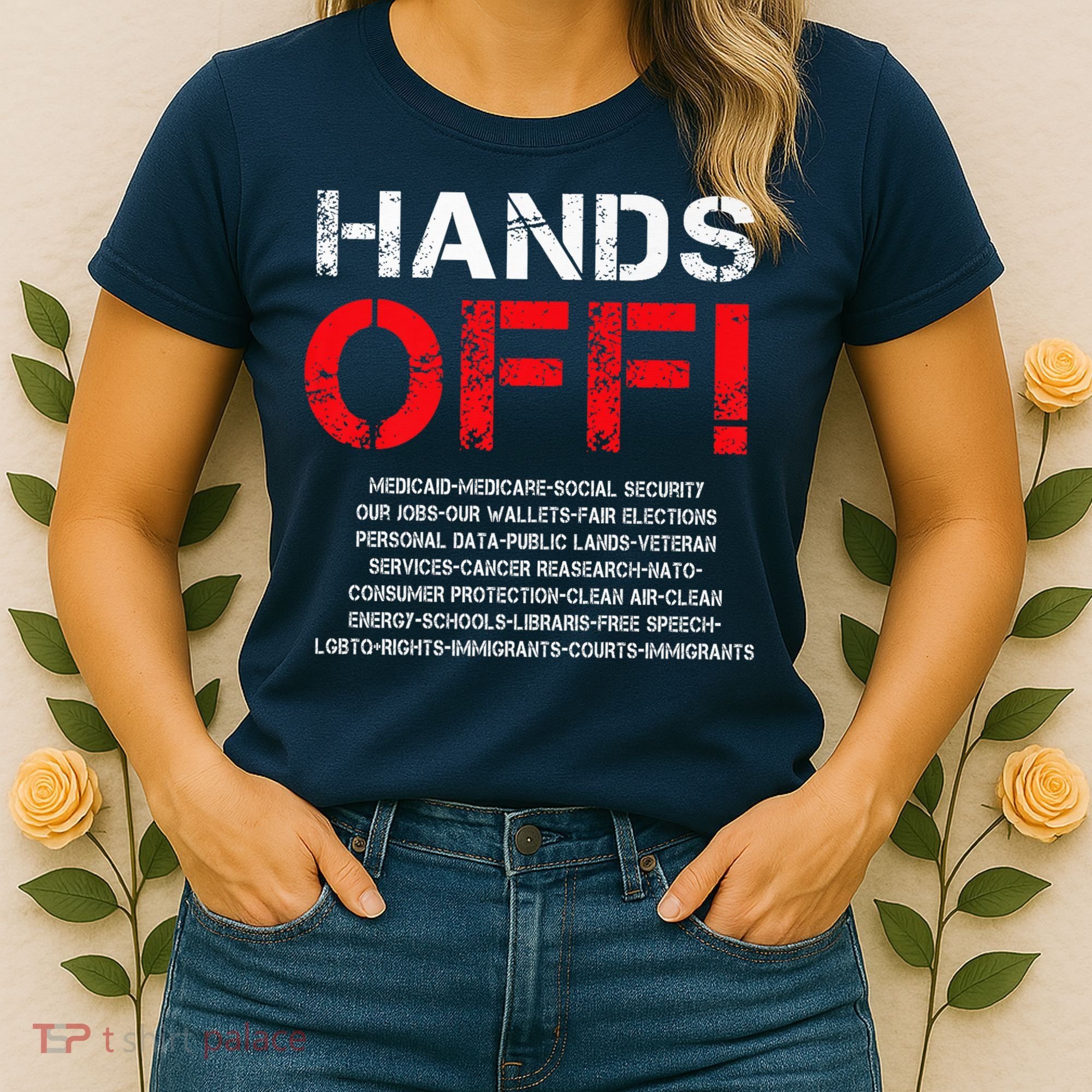 Hands Off Protest Women's T-Shirt