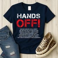 Hands Off Protest Women's T-Shirt thumb 3
