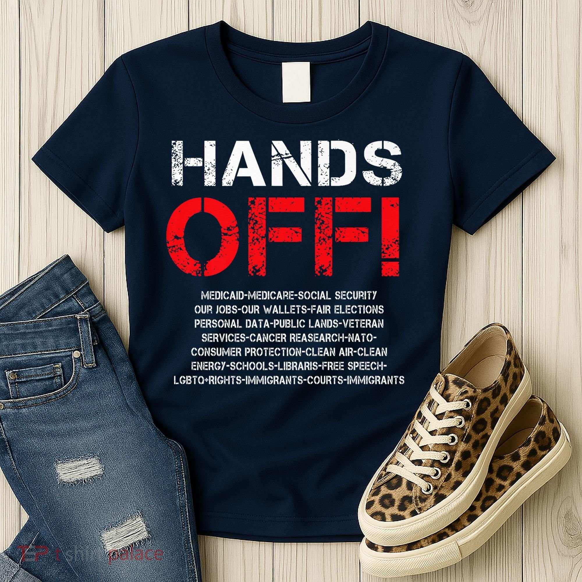 Hands Off Protest Women's T-Shirt