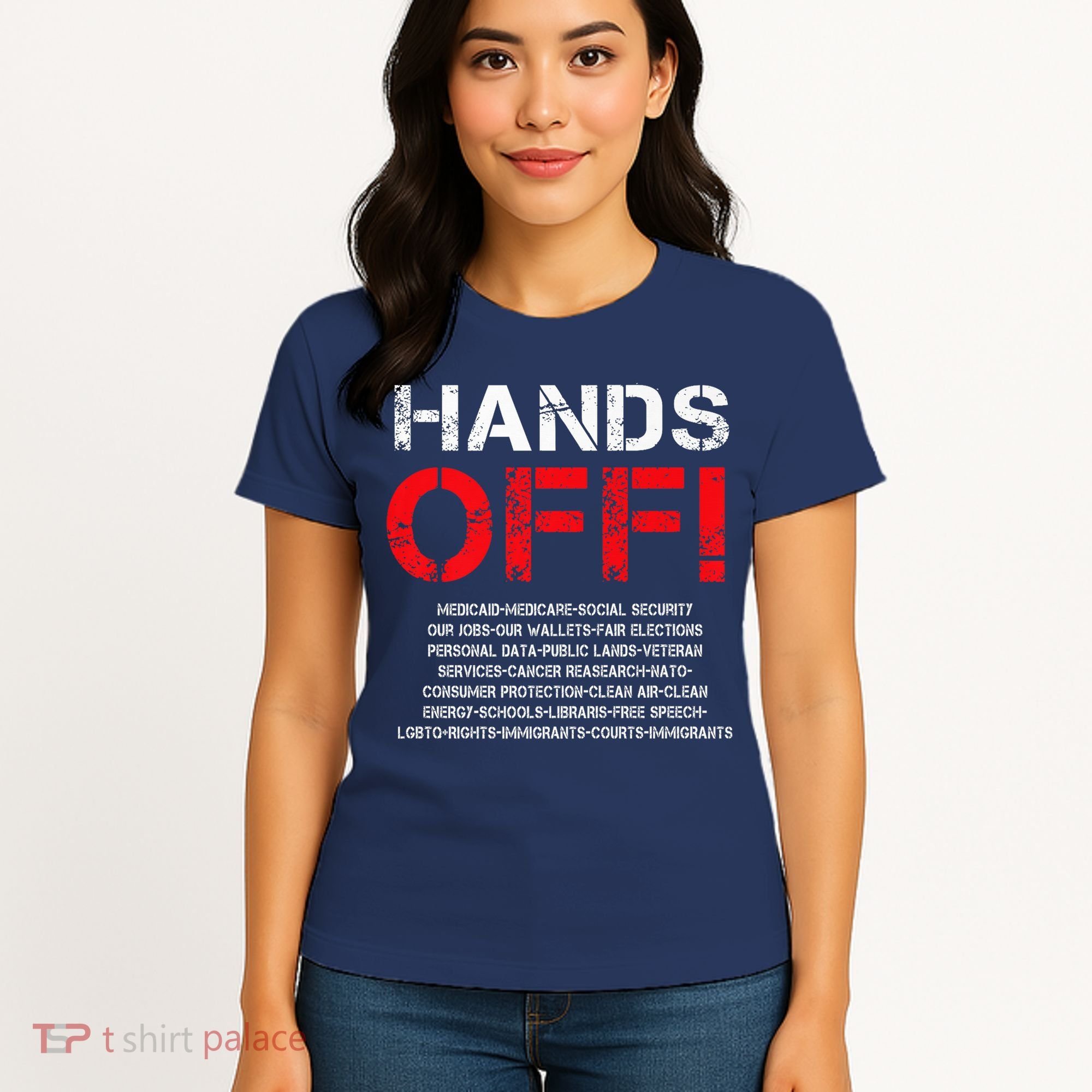 Hands Off Protest Women's T-Shirt
