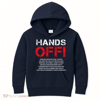 Hands Off Protest Kids Hoodie