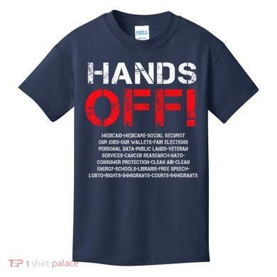Hands Off Protest Kids T-Shirt