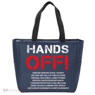 Hands Off Protest Tote Bag