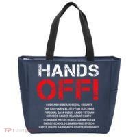 Hands Off Protest Tote Bag thumb 0