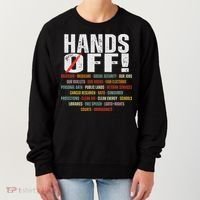 Hands Off Protest Social Security And Medicare Protest Women's Sweatshirt thumb 0