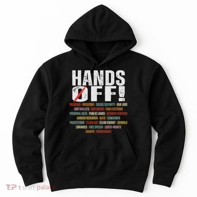 Hands Off Protest Social Security And Medicare Protest Hoodie