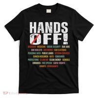 Hands Off Protest Social Security And Medicare Protest T-Shirt thumb 0