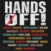 Hands Off Protest Social Security And Medicare Protest Coaster thumb 2