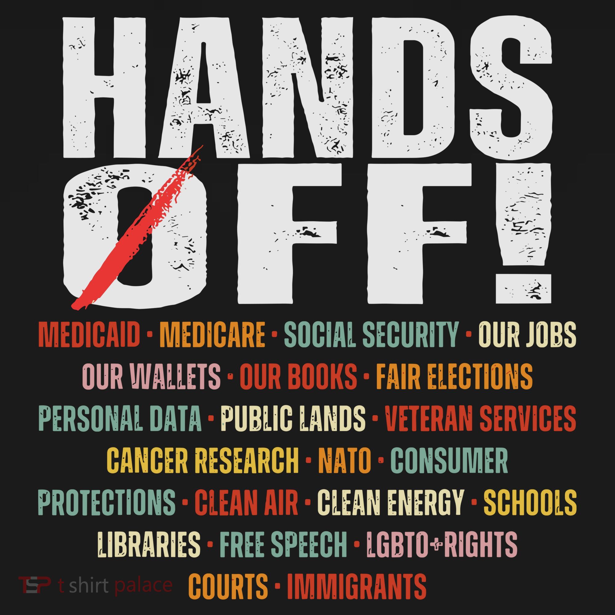 Hands Off Protest Social Security And Medicare Protest Coaster