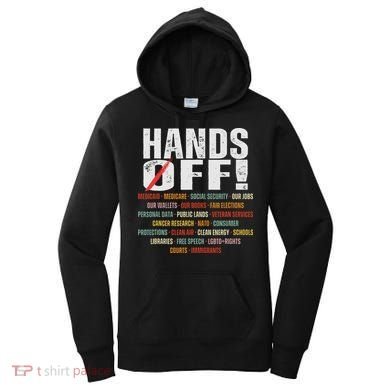 Hands Off Protest Social Security And Medicare Protest Women's Hoodie
