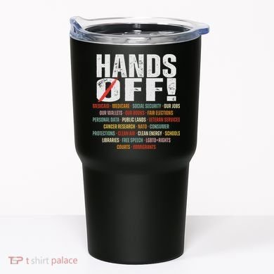 Hands Off Protest Social Security And Medicare Protest Tumbler