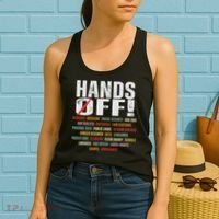 Hands Off Protest Social Security And Medicare Protest Women's Tank Top thumb 2