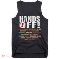 Hands Off Protest Social Security And Medicare Protest Tank Top thumb 0