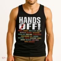Hands Off Protest Social Security And Medicare Protest Tank Top thumb 3