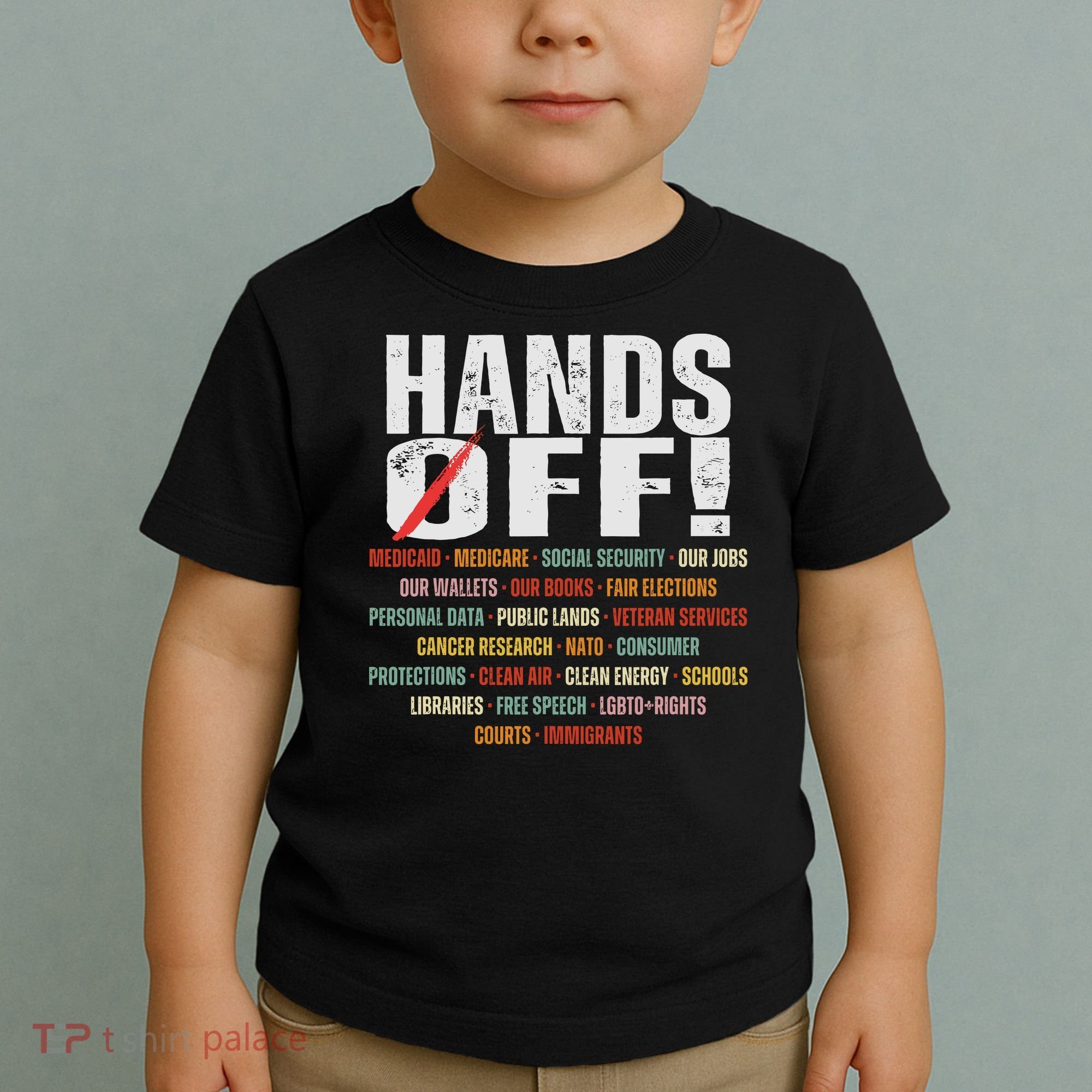 Hands Off Protest Social Security And Medicare Protest Toddler T-Shirt