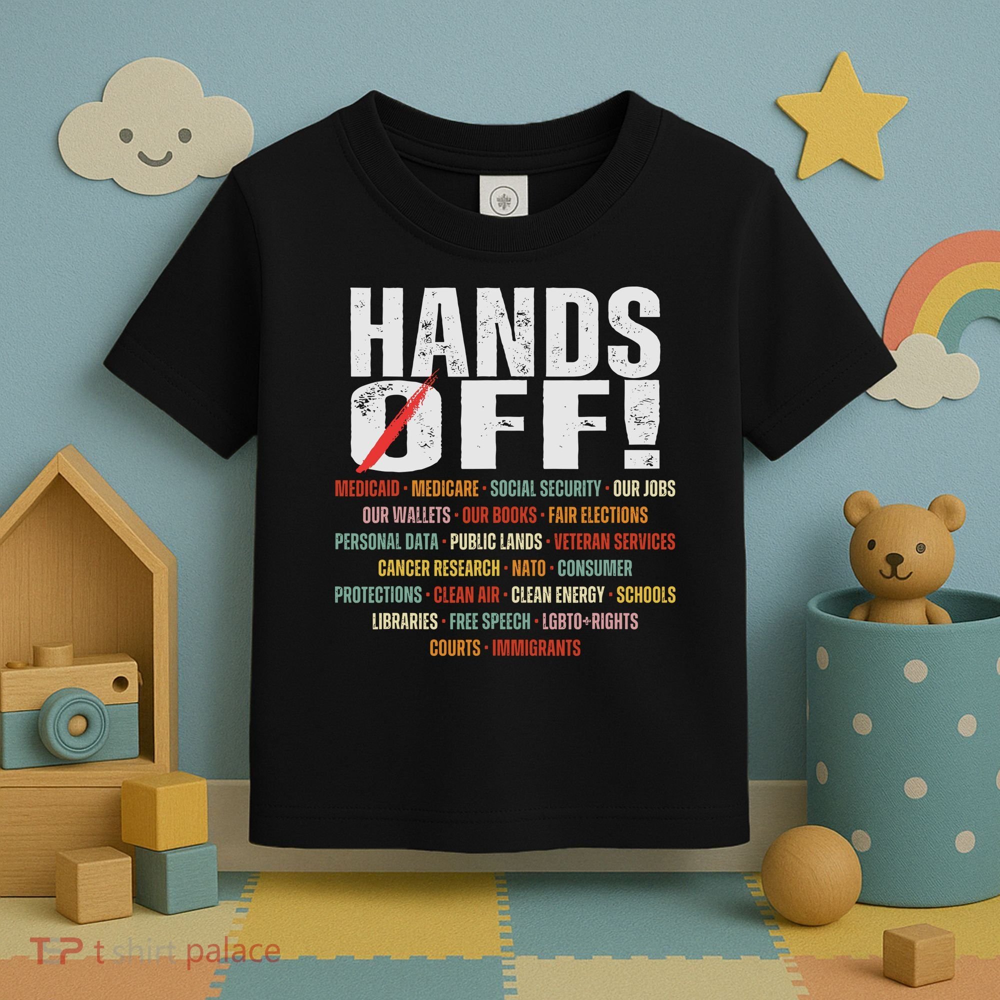 Hands Off Protest Social Security And Medicare Protest Toddler T-Shirt