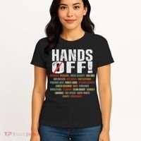 Hands Off Protest Social Security And Medicare Protest Women's T-Shirt thumb 4