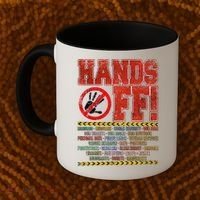 Hands Off Protest Social Security And Medicare Protest Coffee Mug thumb 2
