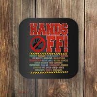 Hands Off Protest Social Security And Medicare Protest Coaster thumb 0