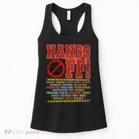 Hands Off Protest Social Security And Medicare Protest Women's Tank Top thumb 0